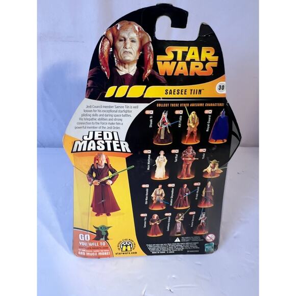 2005 Hasbro Star Wars, Episode III—Revenge of the Sith, Jedi Master, Saesee Tiin - Picture 2 of 3